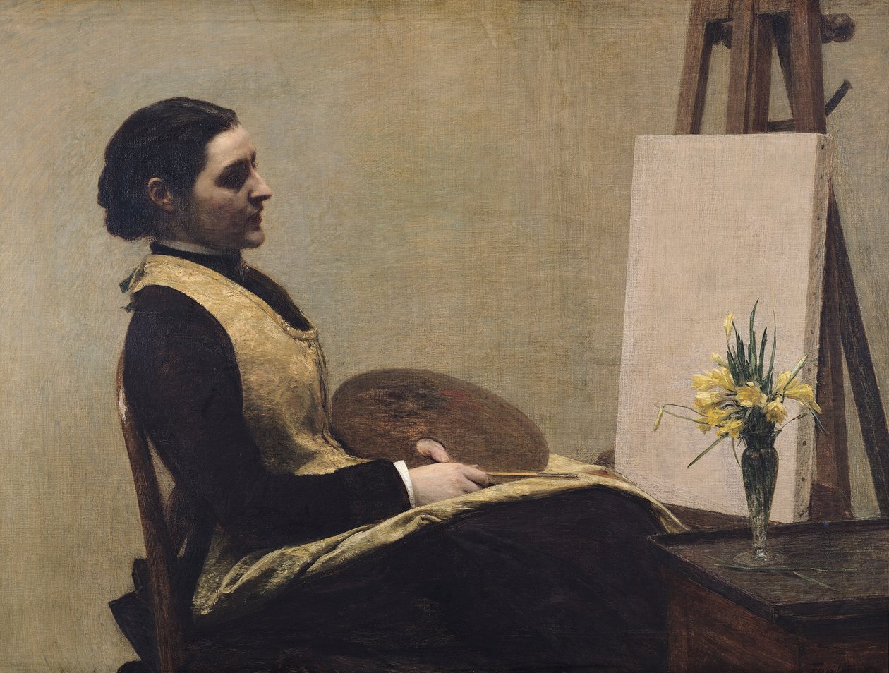 Studien av Ignace Henri Jean Fantin Latour
