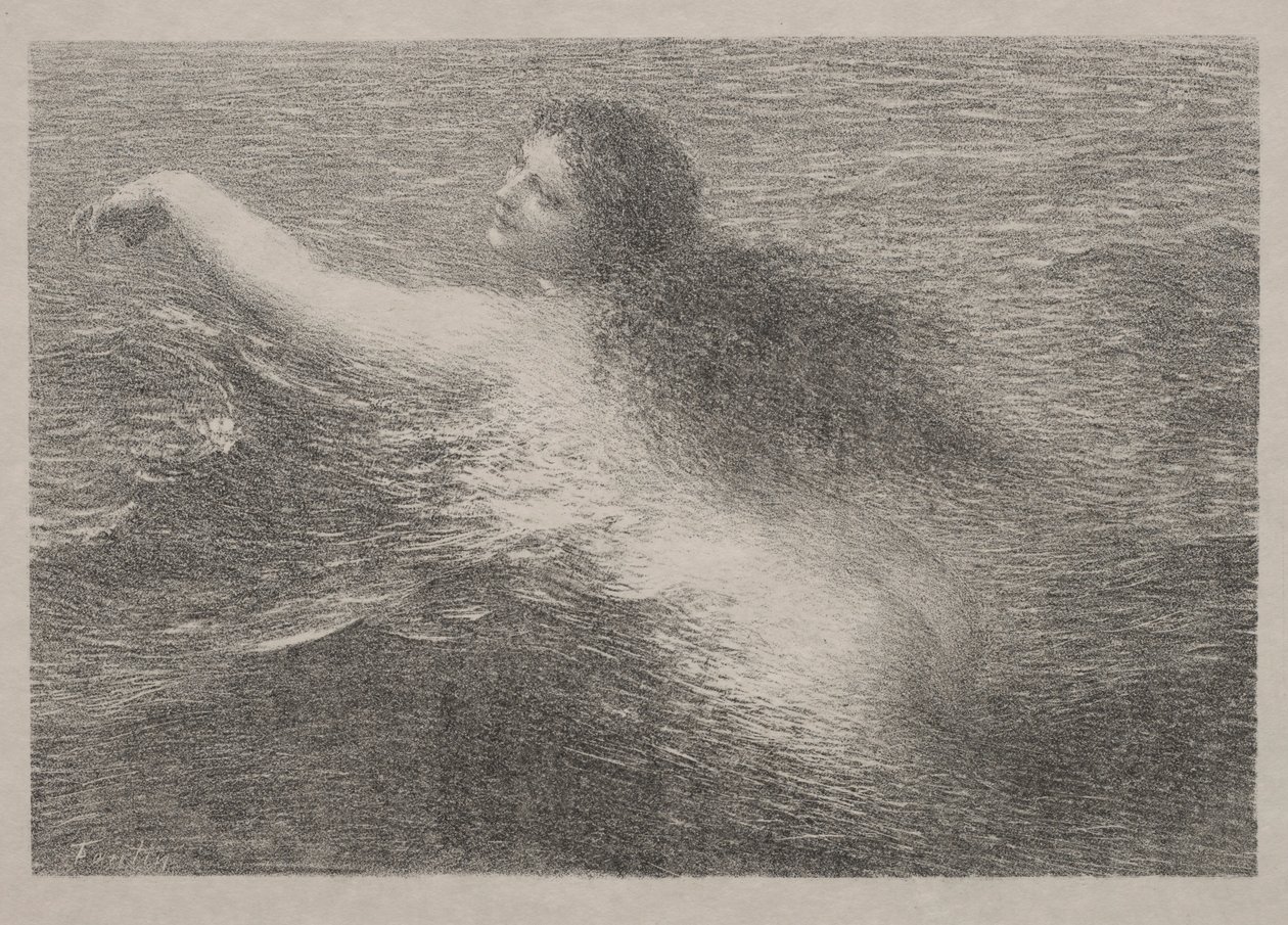 Vattengeniet, 1896. av Ignace Henri Jean Fantin Latour