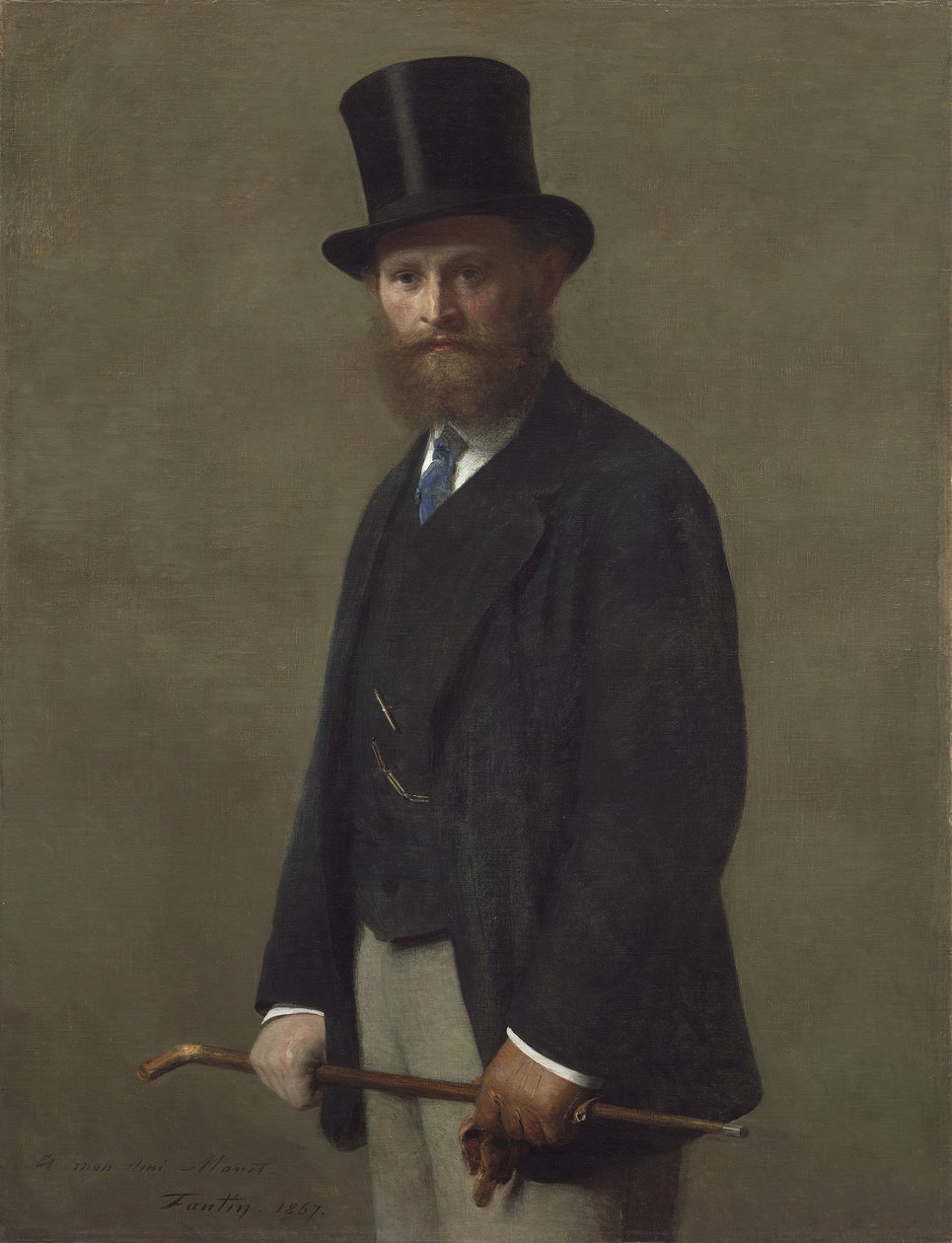 Edouard Manet, 1867 av Ignace Henri Jean Fantin Latour