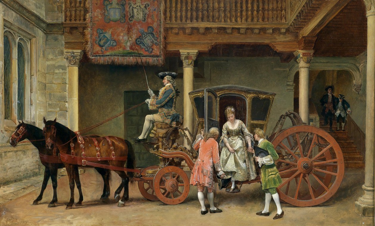 Der Besuch av Ignacio Leon y Escosura