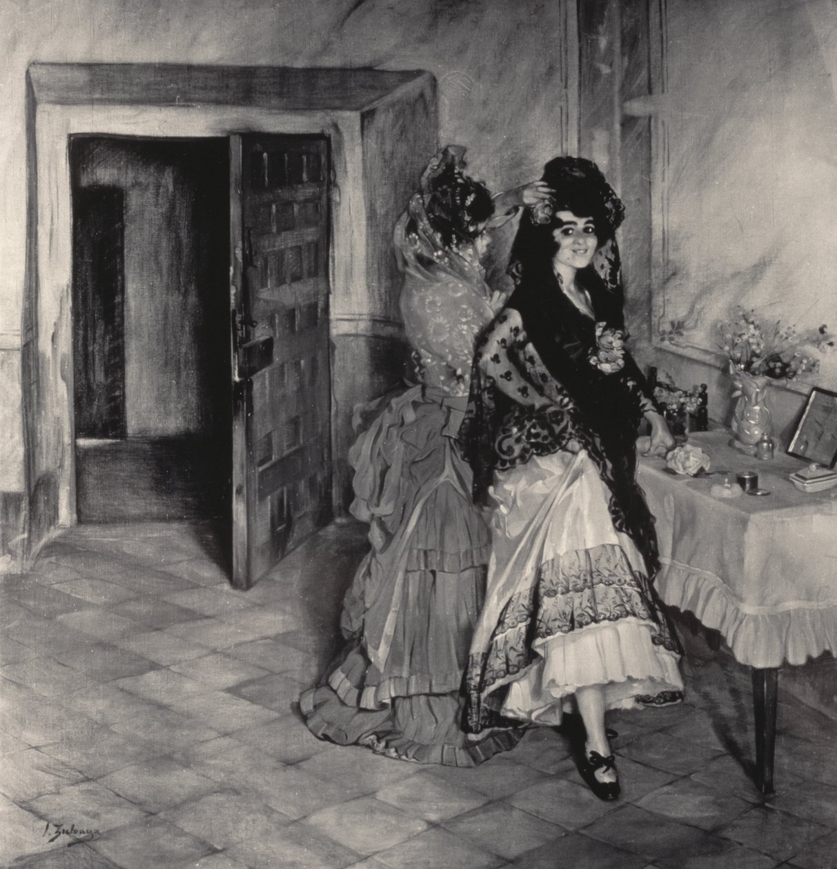 Förberedelser för Corrida, 1903 av Ignacio Zuloaga y Zabaleta