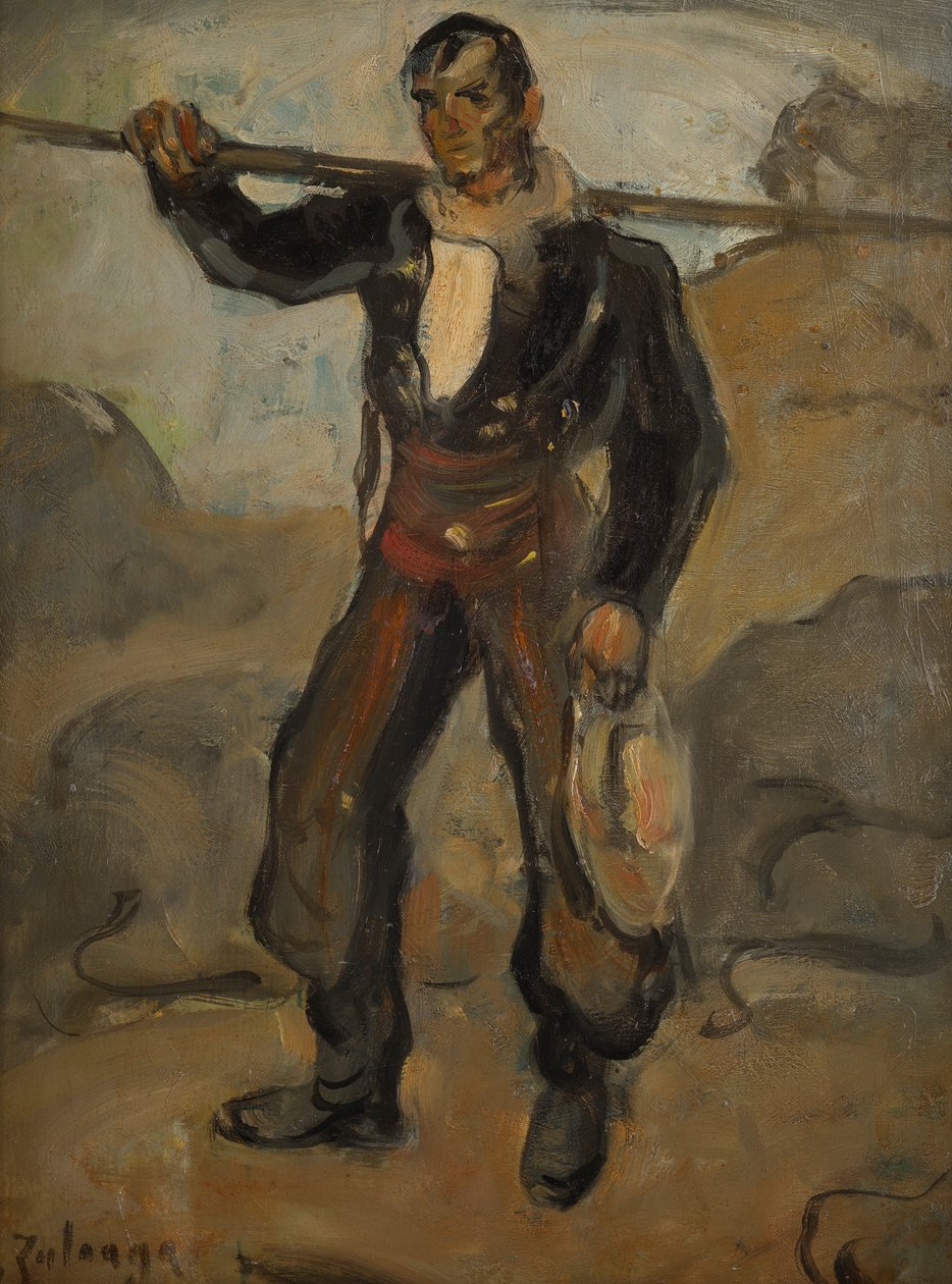 Der Rinderhirte - Cowboyen av Ignacio Zuloaga