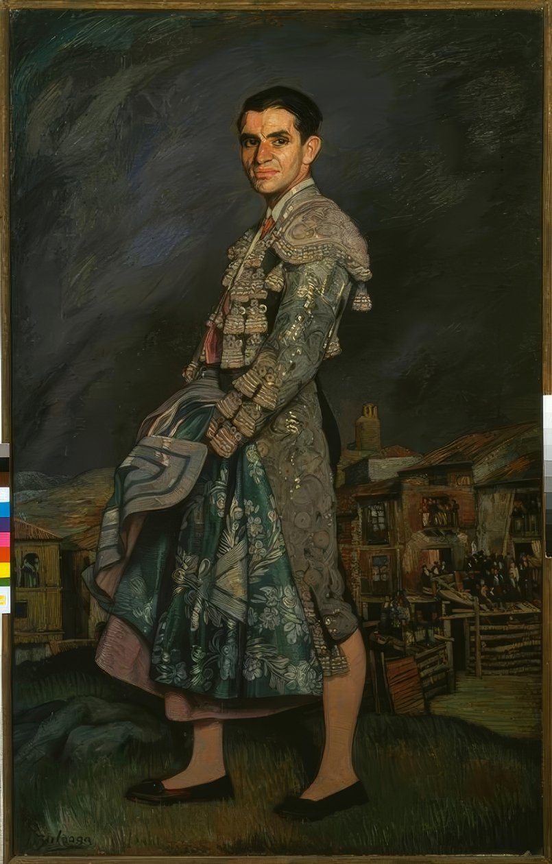 Porträtt av Juan Belmonte av Ignacio Zuloaga y Zabaleta