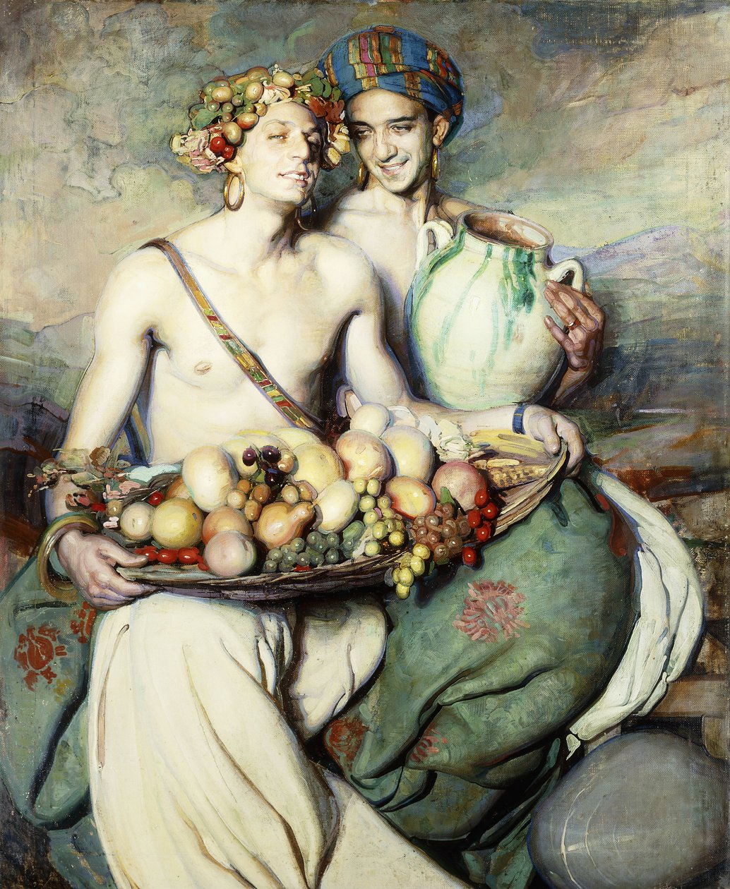The Offering (olja på duk) av Ignacio Zuloaga y Zabaleta