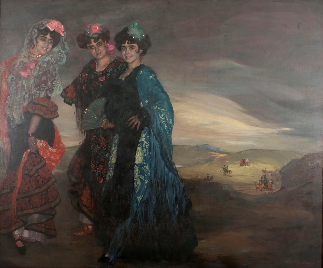 Mina kusiner, 1903. av Ignacio Zuloaga y Zabaleto