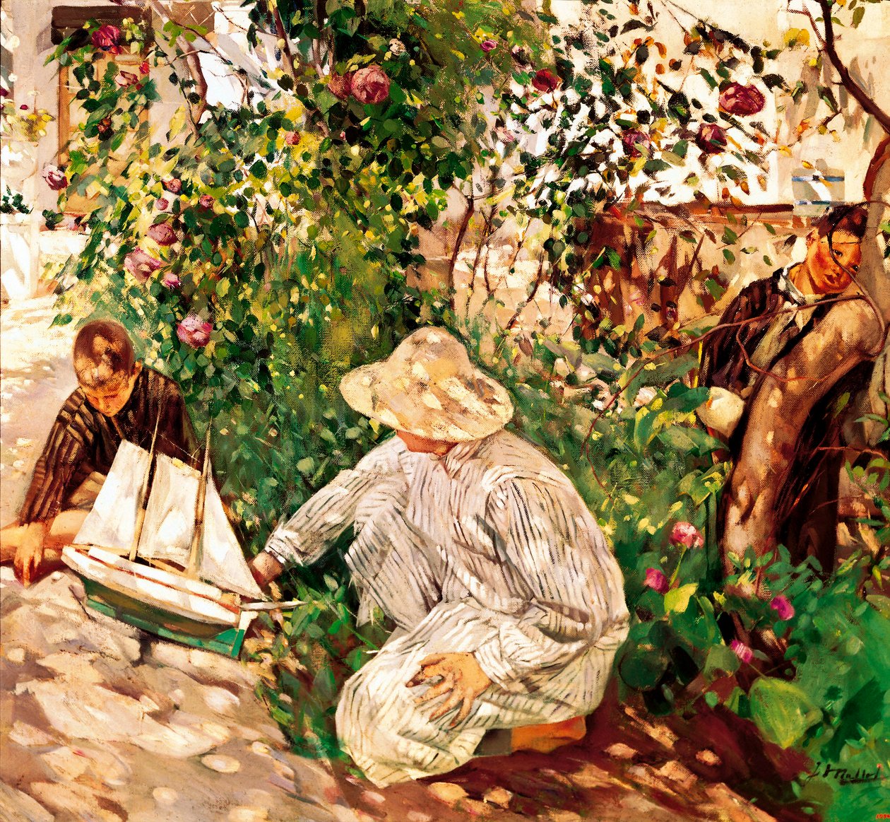 Rosenbuskar (Costa Brava) av Ignasi Mallol Casanovas