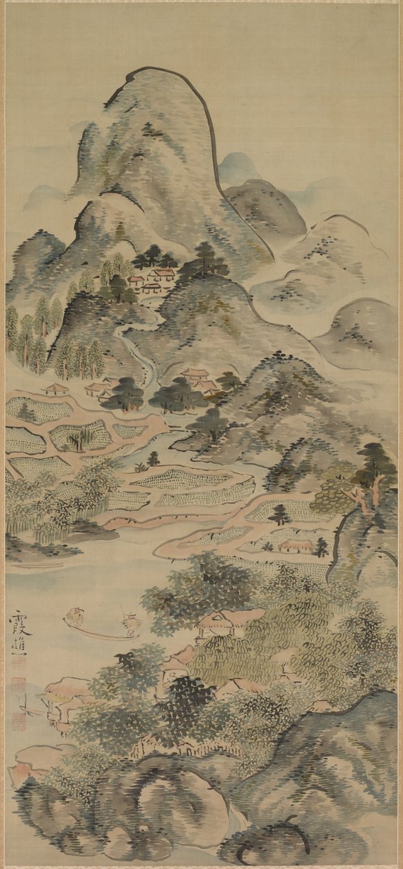 Fiske på våren, 1700-talet. av Ike Taiga