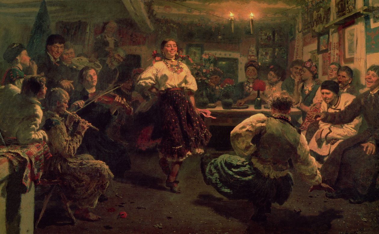 Country Festival, 1881 av Ilya Efimovich Repin