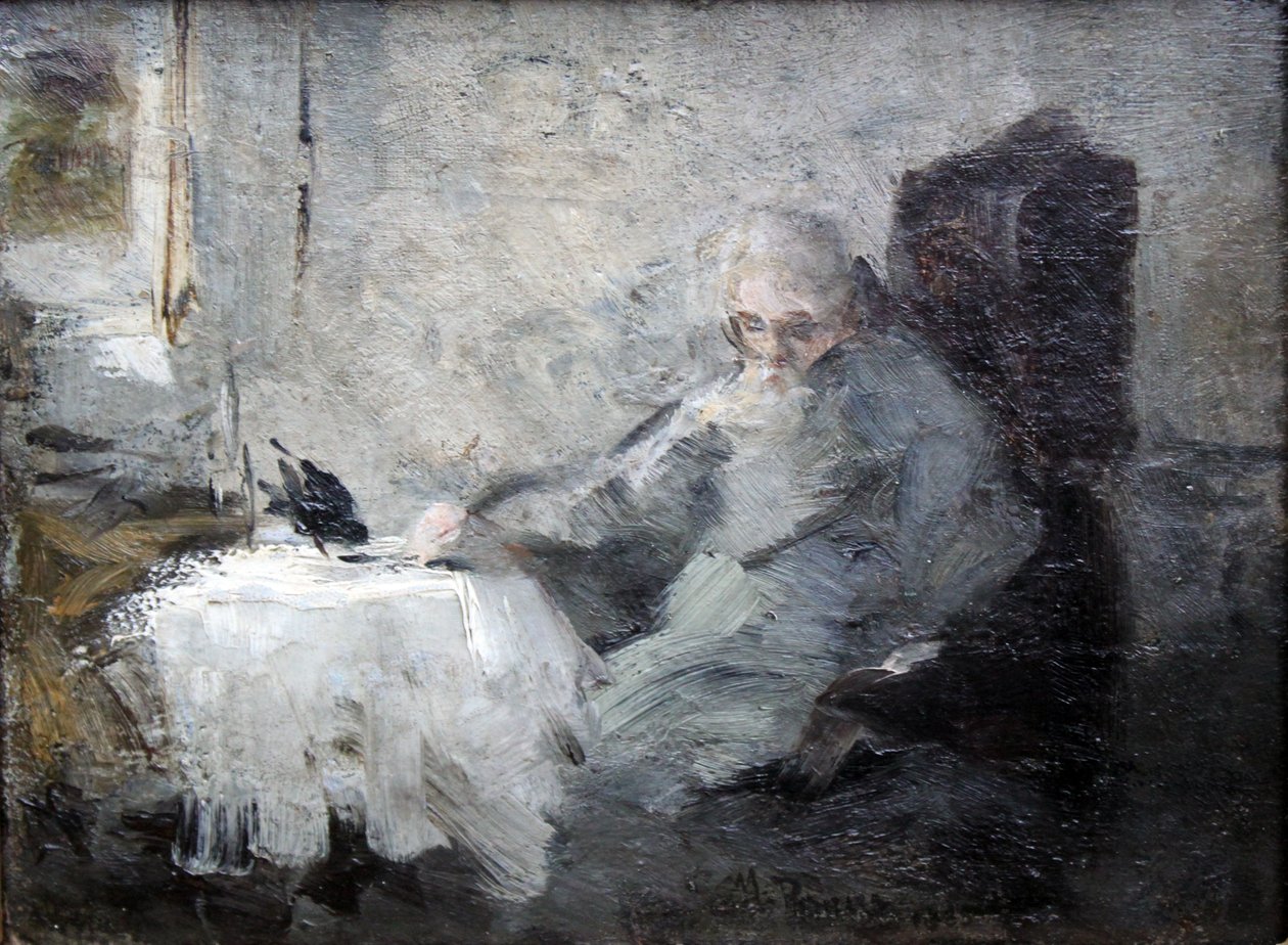Gubbe och korp av Ilya Efimovich Repin