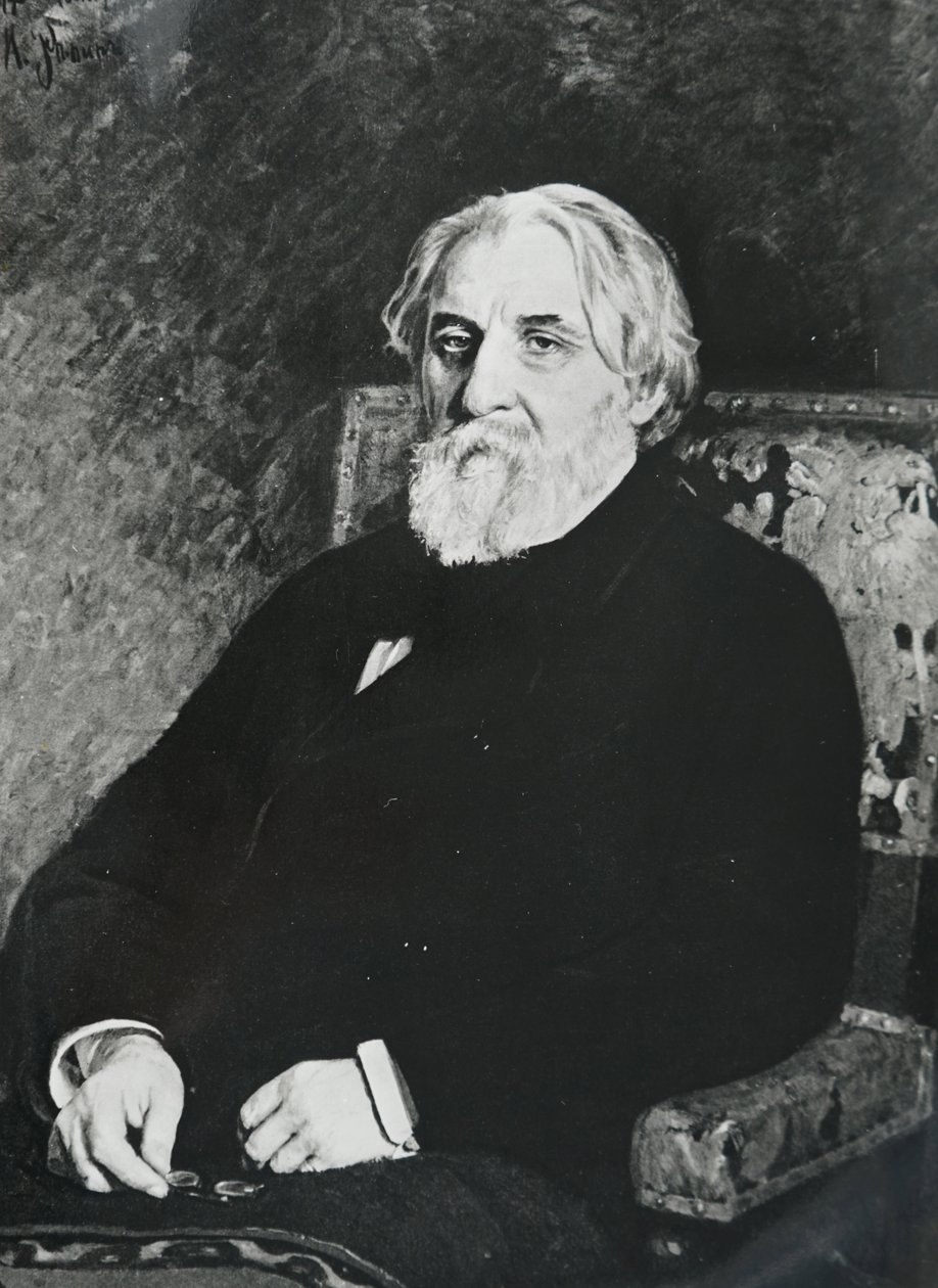 Ivan Sergejevitj Turgenev av Ilya Efimovich (after) Repin