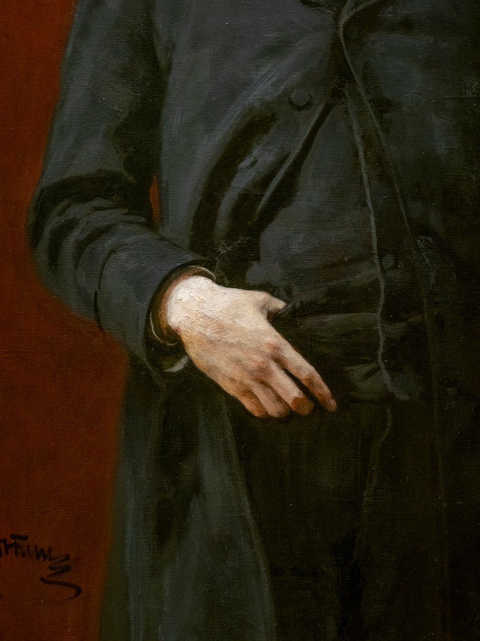 ALEXANDER GLAZUNOV (detaljer) av Ilya Efimovich Repin
