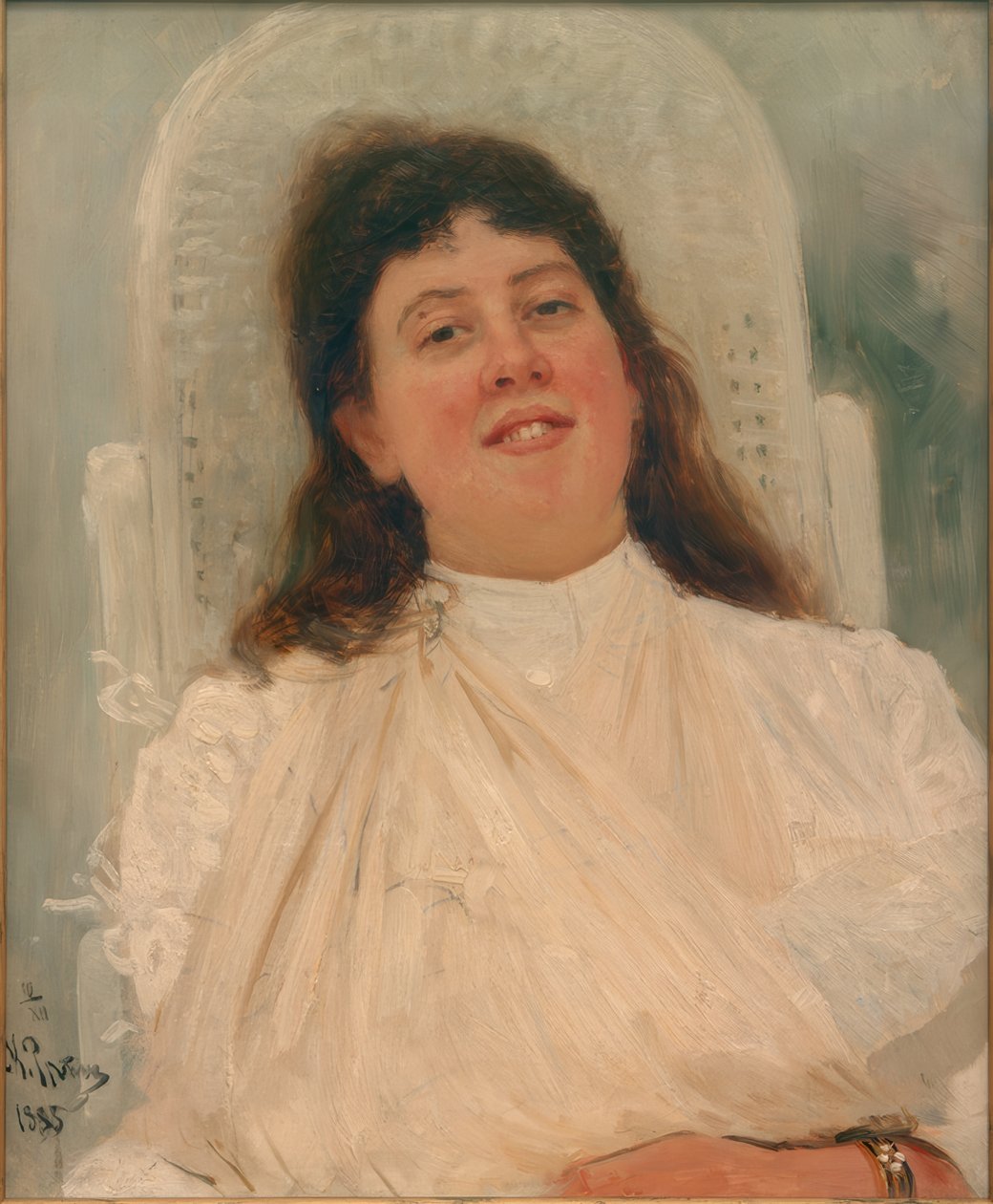 Porträtt av Marianne von Werefkin av Ilya Efimovich Repin