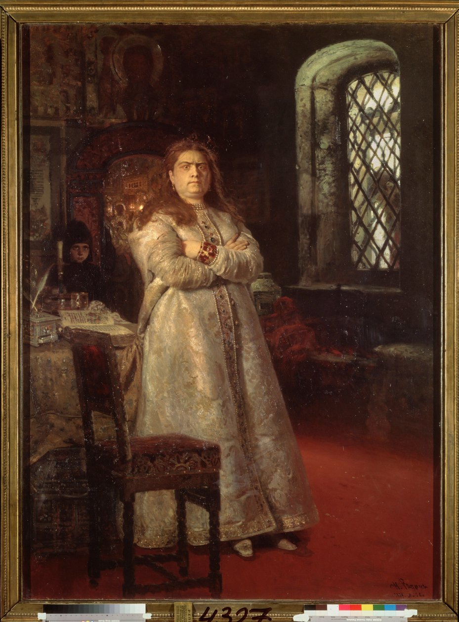 La regent Sophie (Sofia Alexeievna Romanova av Ilya Efimovich Repin