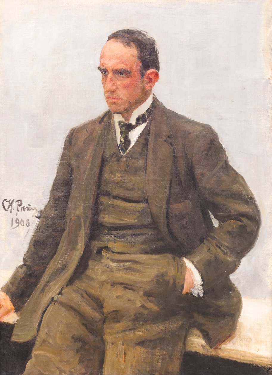 Porträtt av Paolo Troubetzkoy av Ilya Efimovich Repin