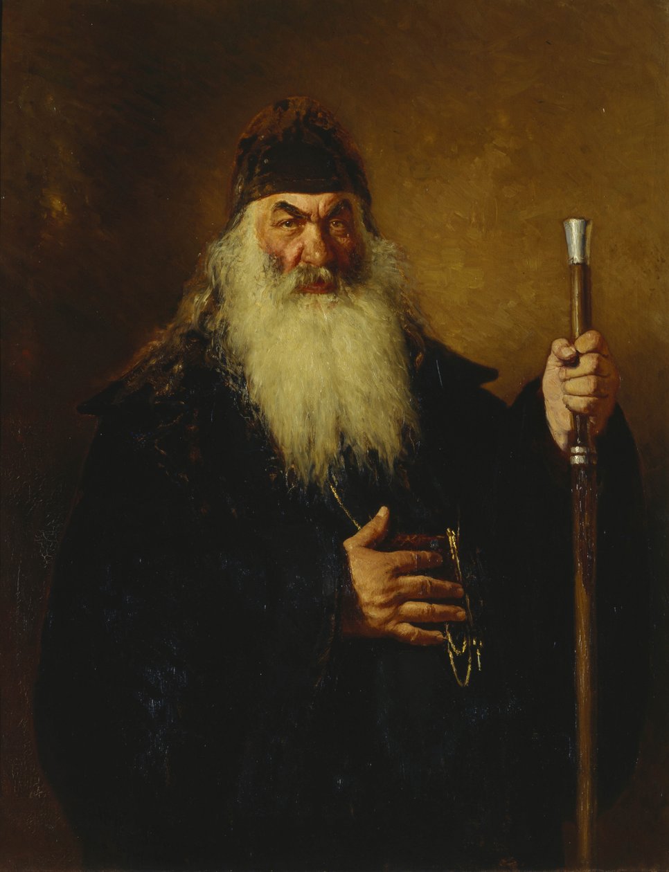 Protodeacon, 1877 av Ilya Efimovich Repin