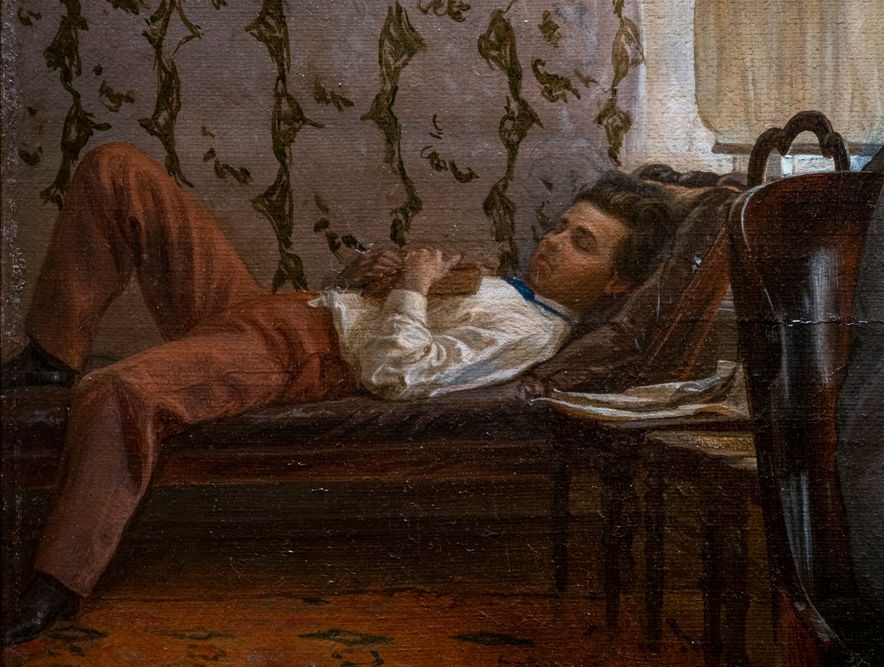 ELEVER FÖRBEREDELSER FÖR ETT TENTA (Detaljer) av Ilya Efimovich Repin