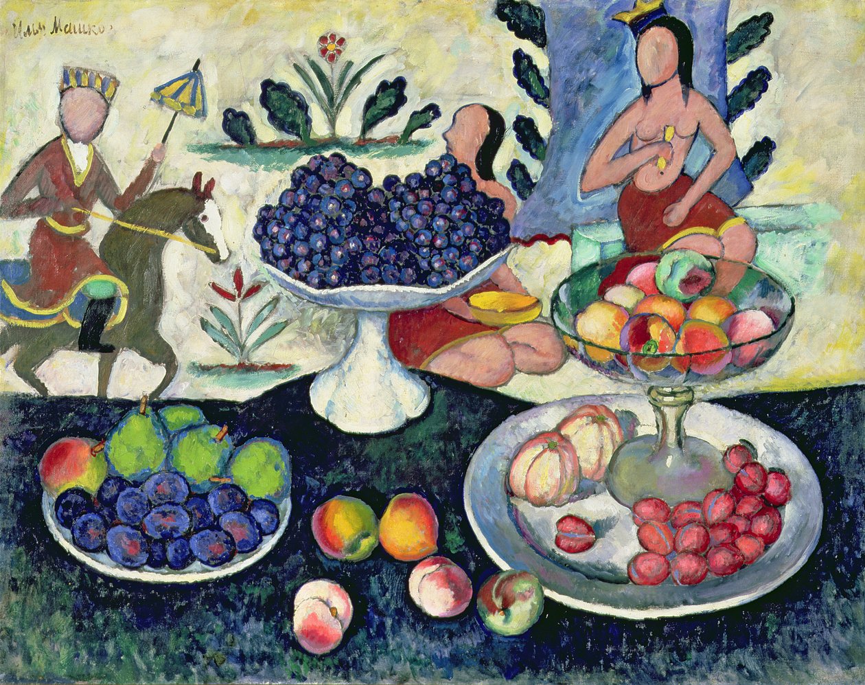 Stilleben av frukt, 1913 av Ilya Ivanovich Mashkov