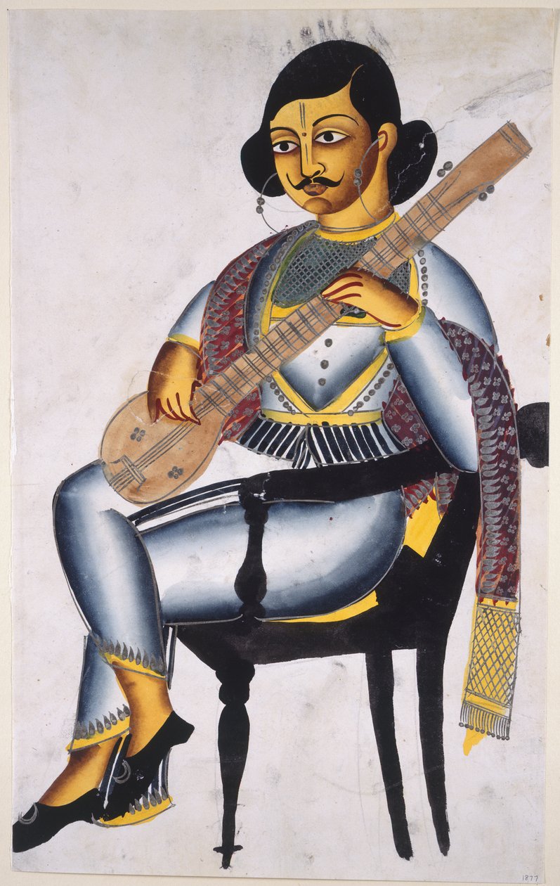 En bengalisk musiker av Indian School