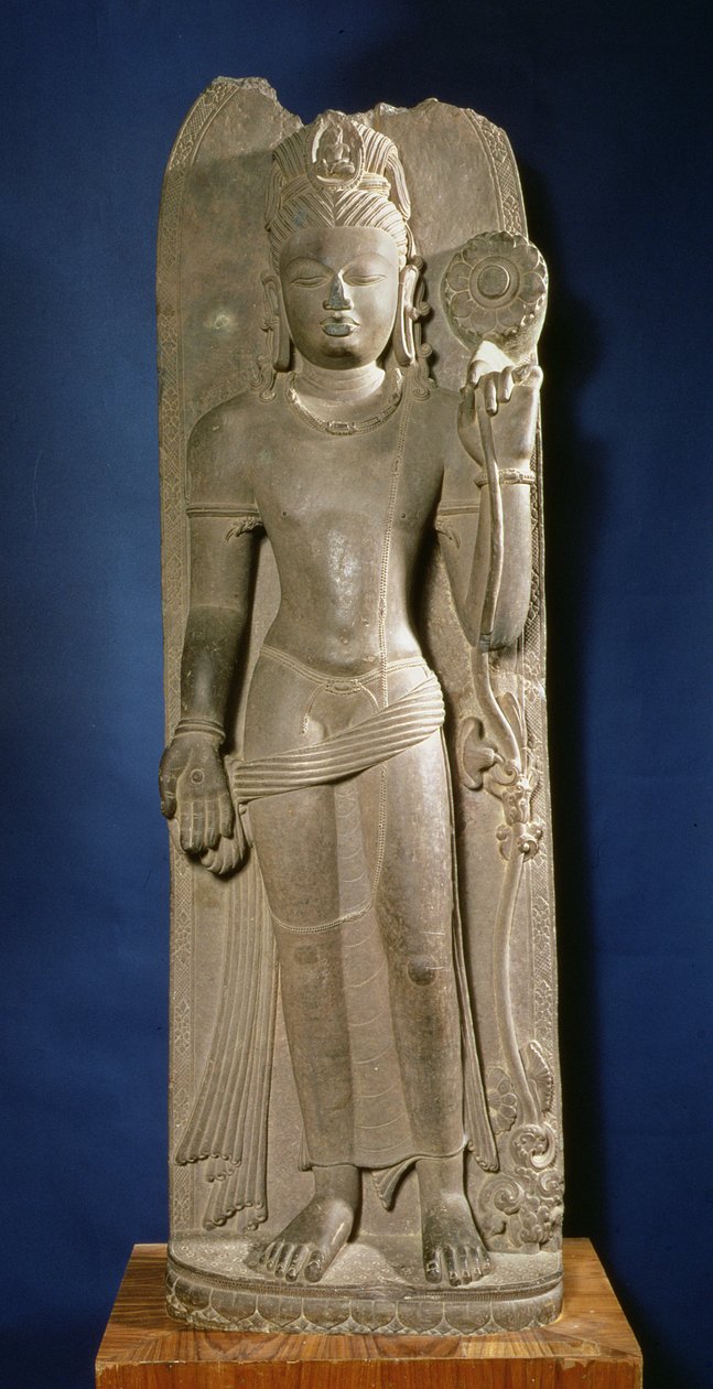 Bodhisattva Padmapani, Nalanda, Bihar, Pala-dynastin av Indian School