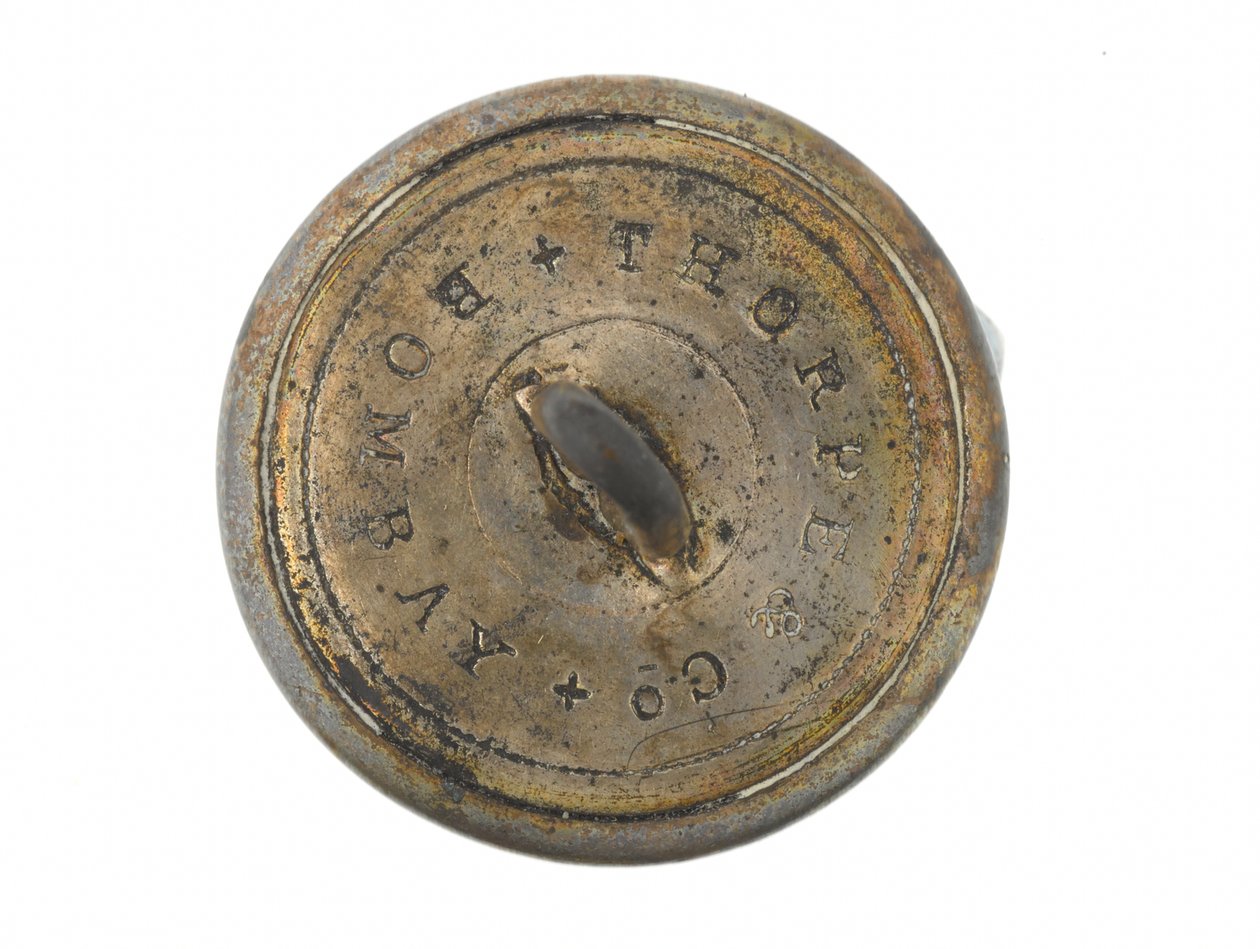 Button, Bombay Volunteer Rifles, före 1901 av Indian School