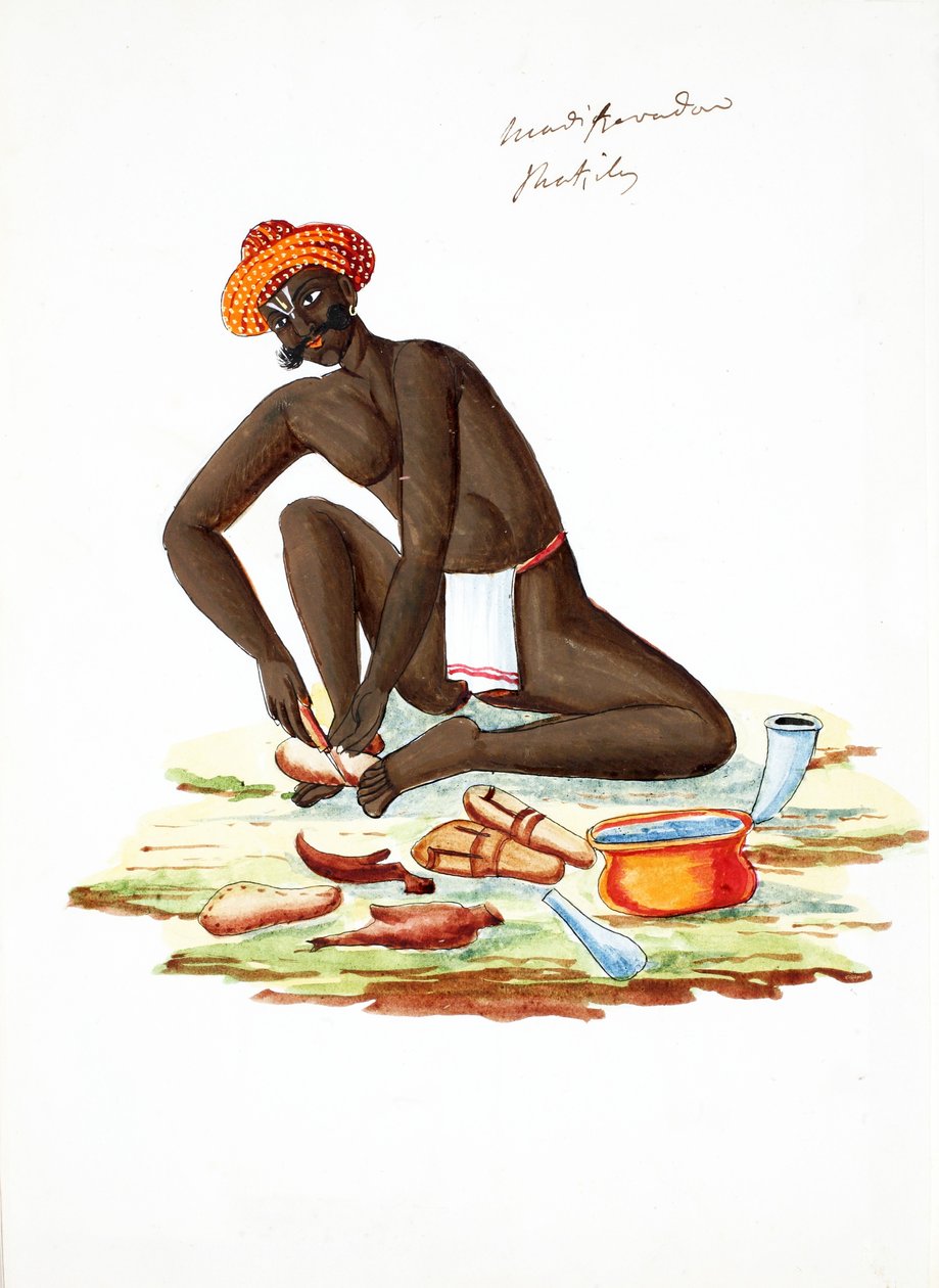 Skomakare (wc på papper) av Indian School