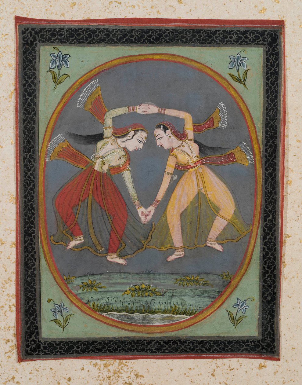 Dansande tjejer av Indian School