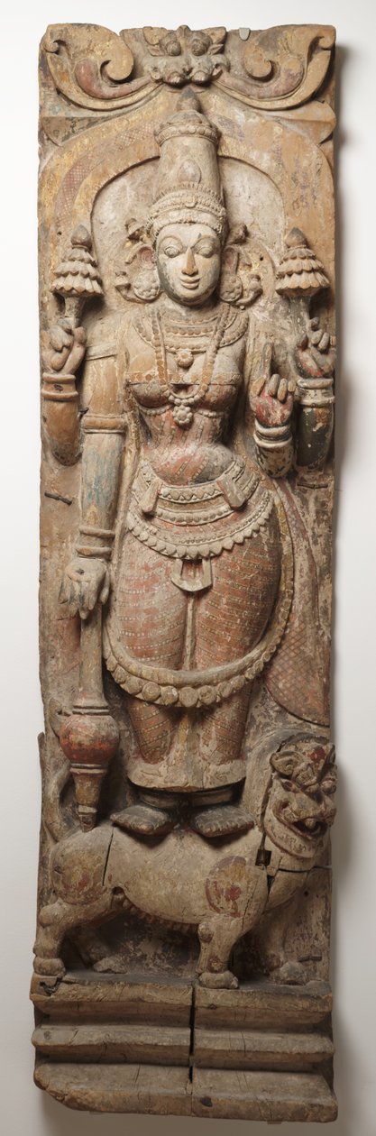 Durga, c.1400?-1700-talet av Indian School