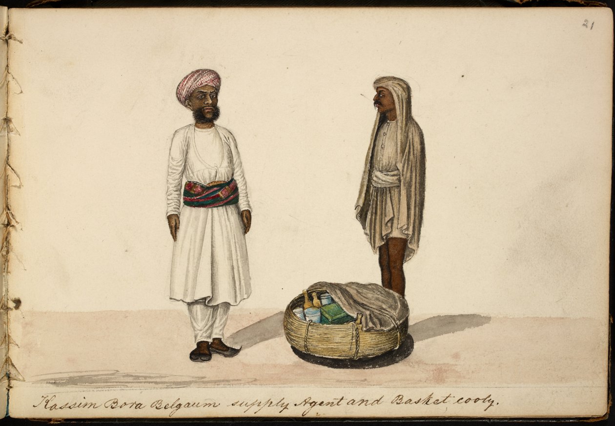 Kassim Bohori, leveransagent. Belgaum av Indian School