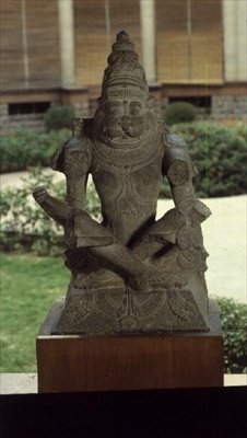 Narasimha, Vijanagar -dynastin (granit) av Indian School