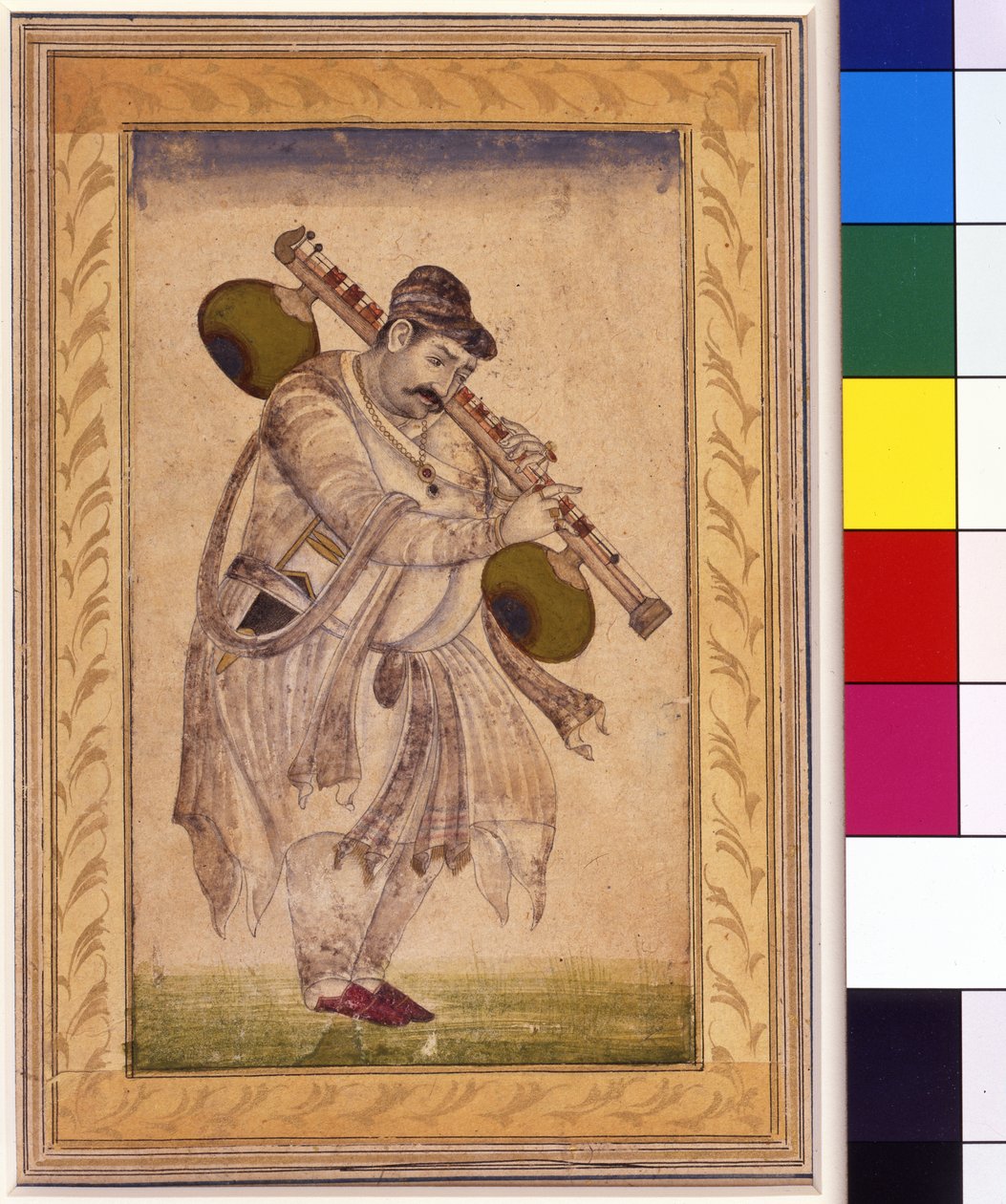 Naubat Khan, vinaspelaren, 1700-talet av Indian School