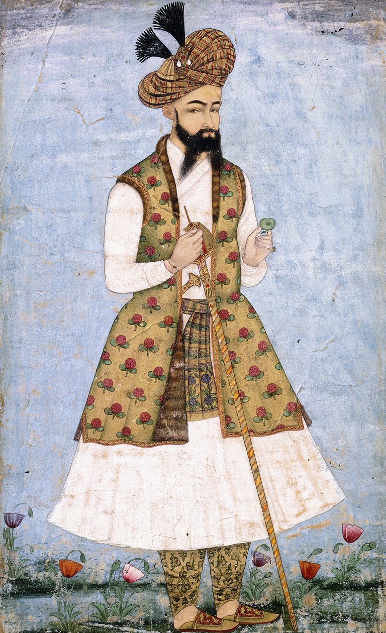 Porträtt av en persisk dignitär, ca 1640-1660 av Indian School