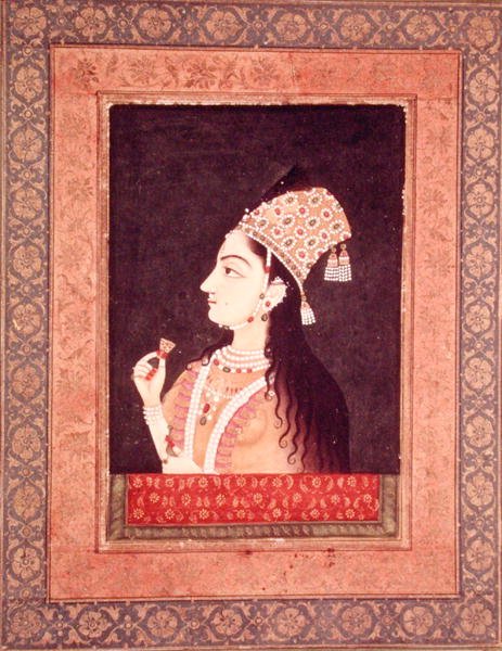 Porträtt av en prinsessa av Indian School
