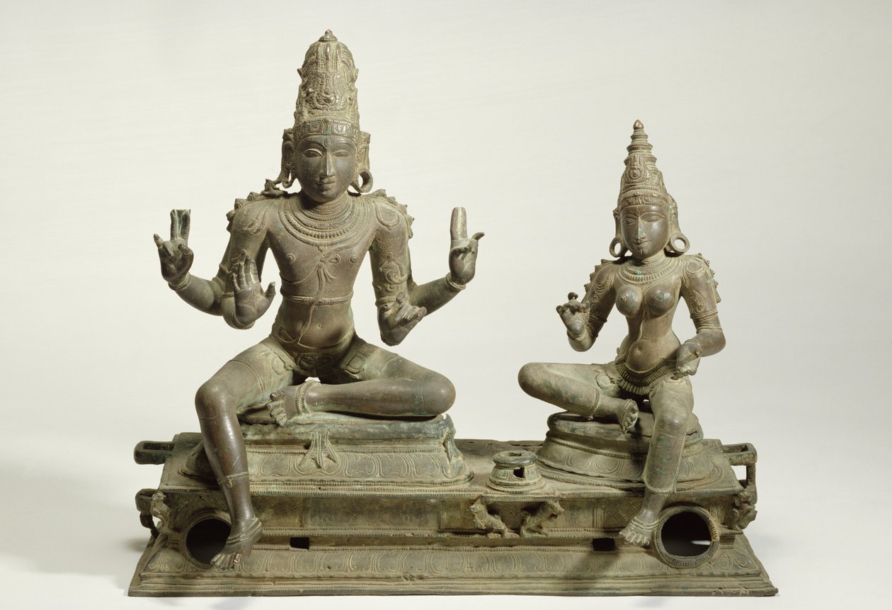 Samaskanda, Chala, Tamil Nadu (brons) av Indian School