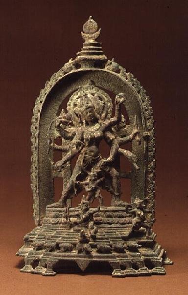 Tirthankara Parsvanatha, Maitraka, Akota, Gujarat (brons) av Indian School