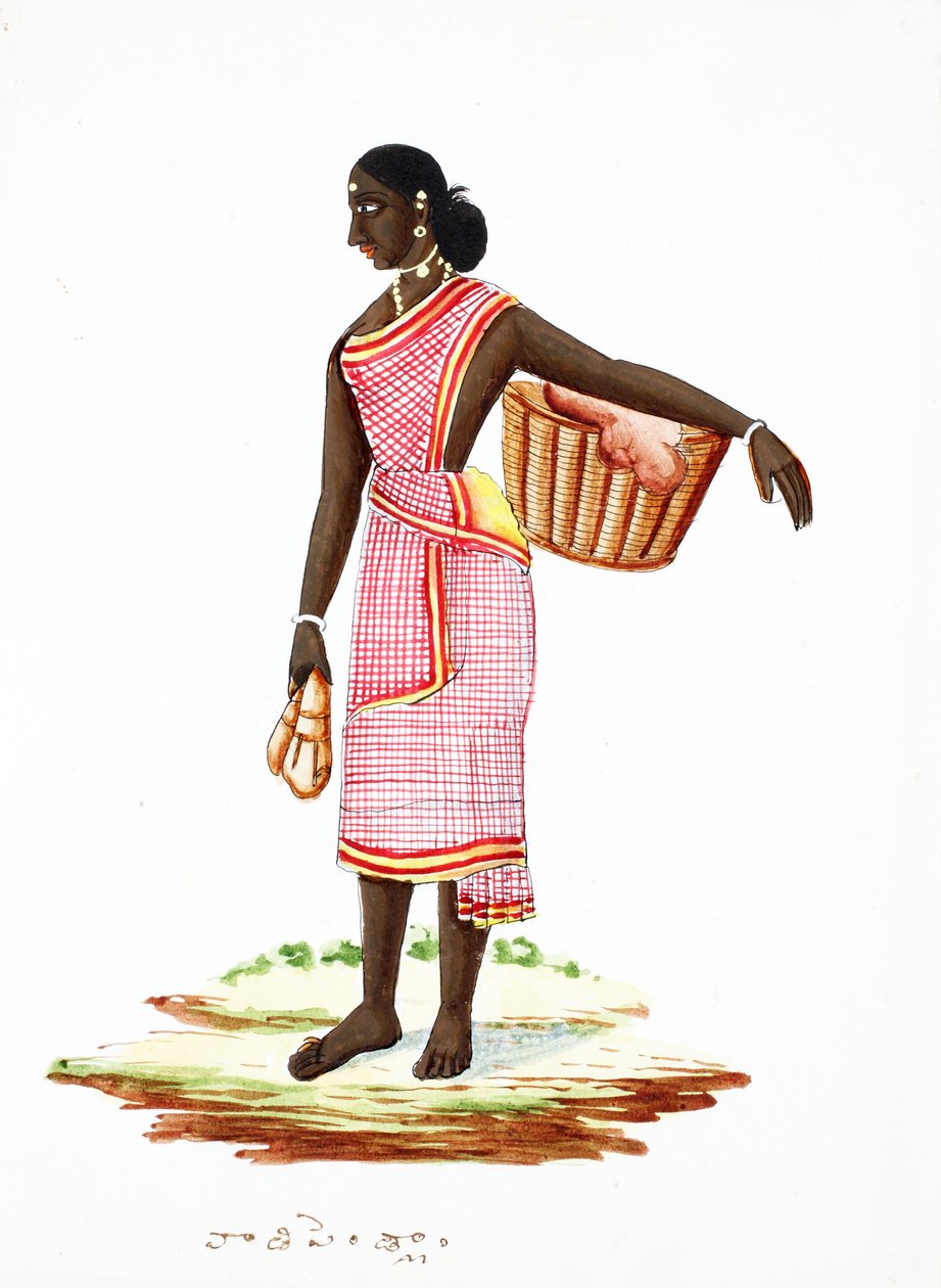 Washerwoman (wc på papper) av Indian School