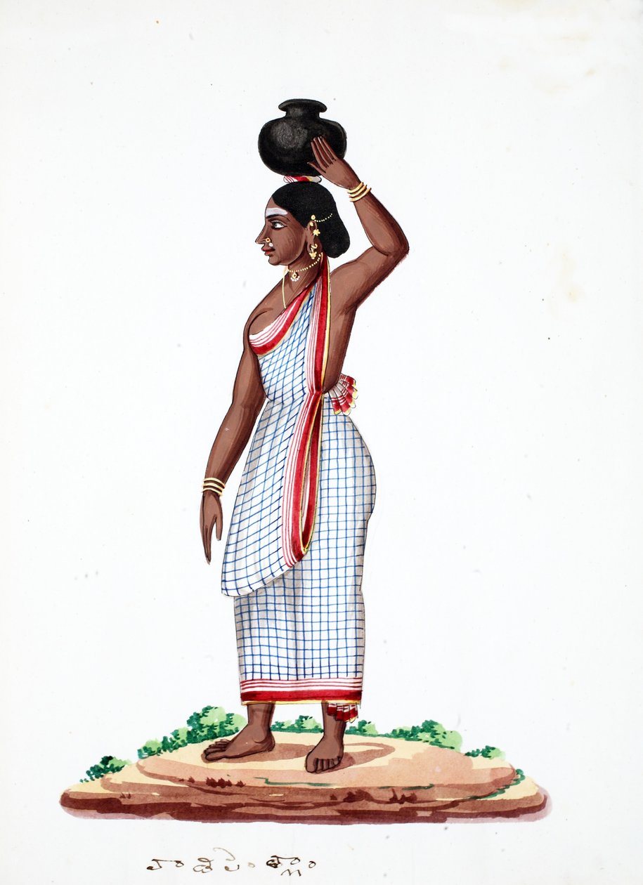 Vattenbärare (wc på papper) av Indian School