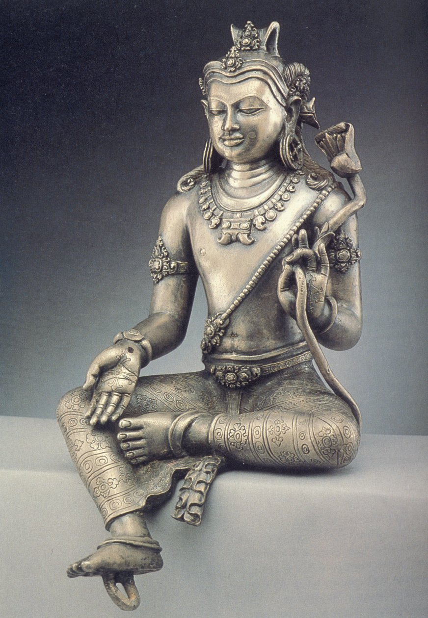 Manjusri (silver) av Indonesian School