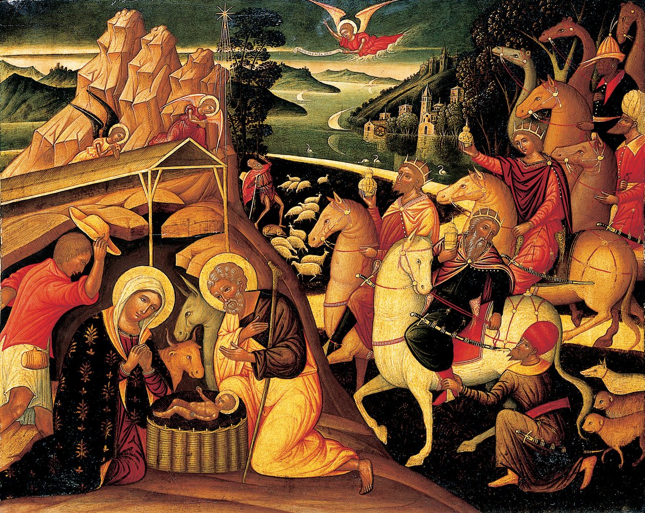 The Adoration of the Magi, 1500-25 av Ioannis Permeniates