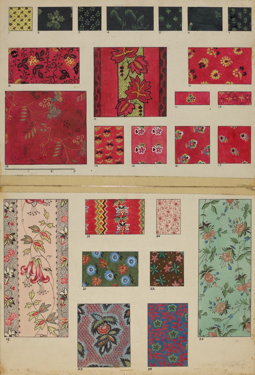 Patchwork och applikationsquilt, ca. 1936 av Irene Schaefer