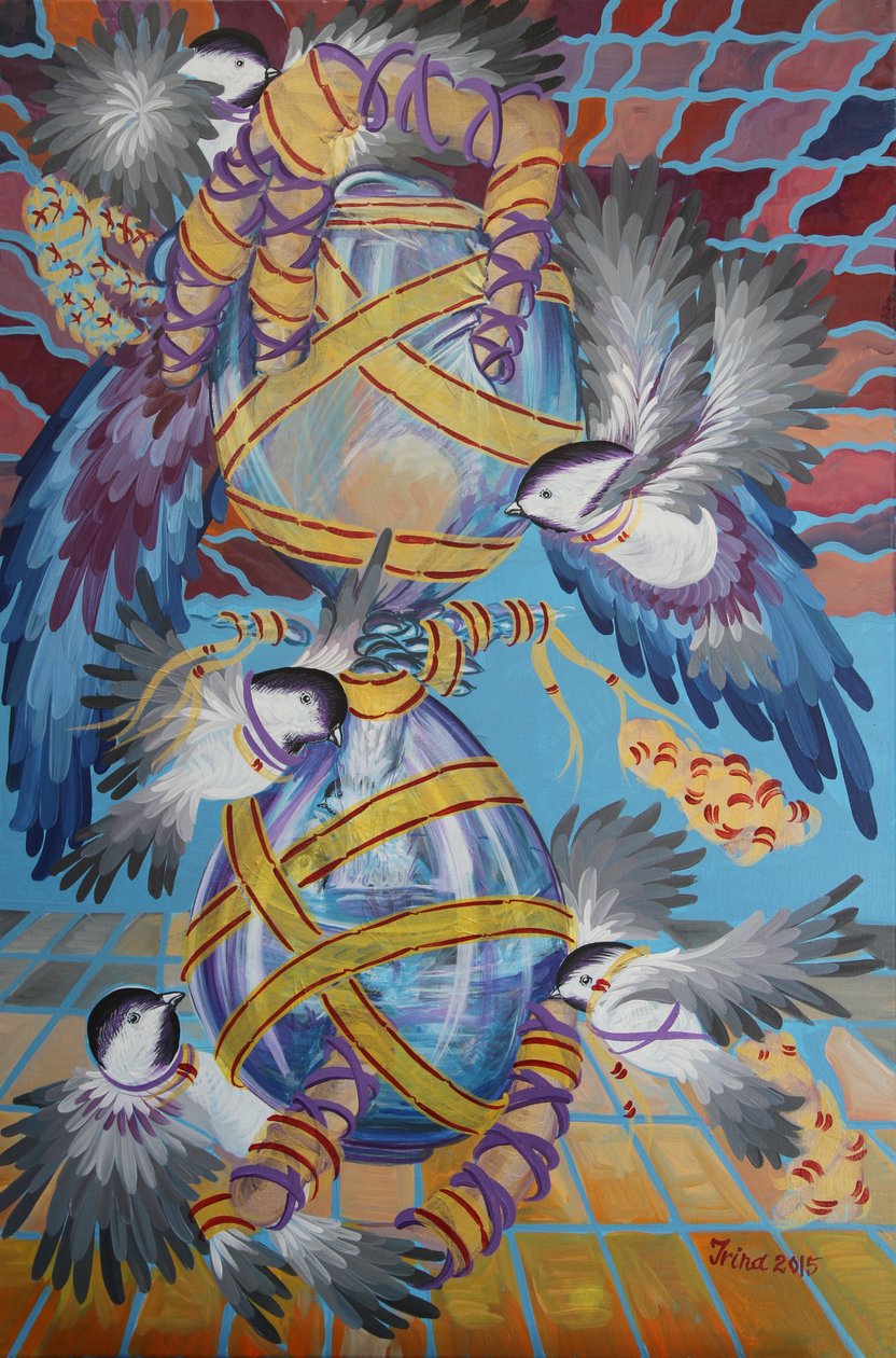 Äggtimer, 2015 av Irina Corduban