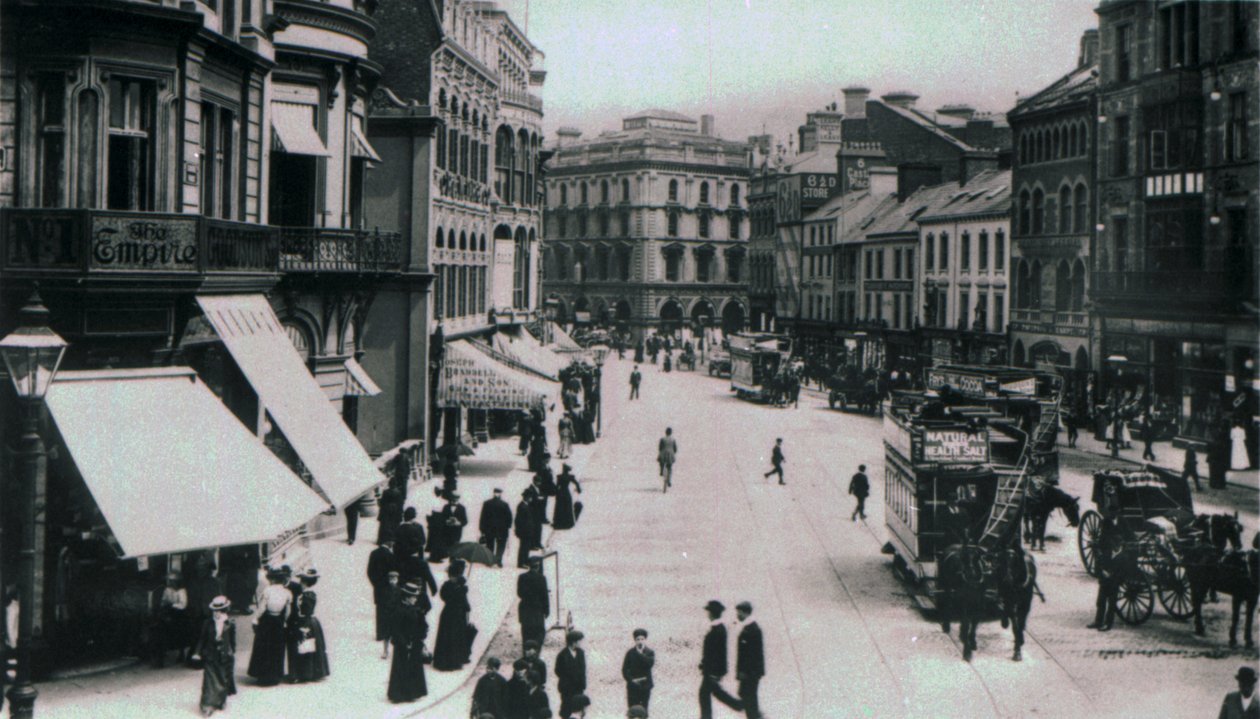 Castle Square, Belfast, ca 1902 av Irish Photographer