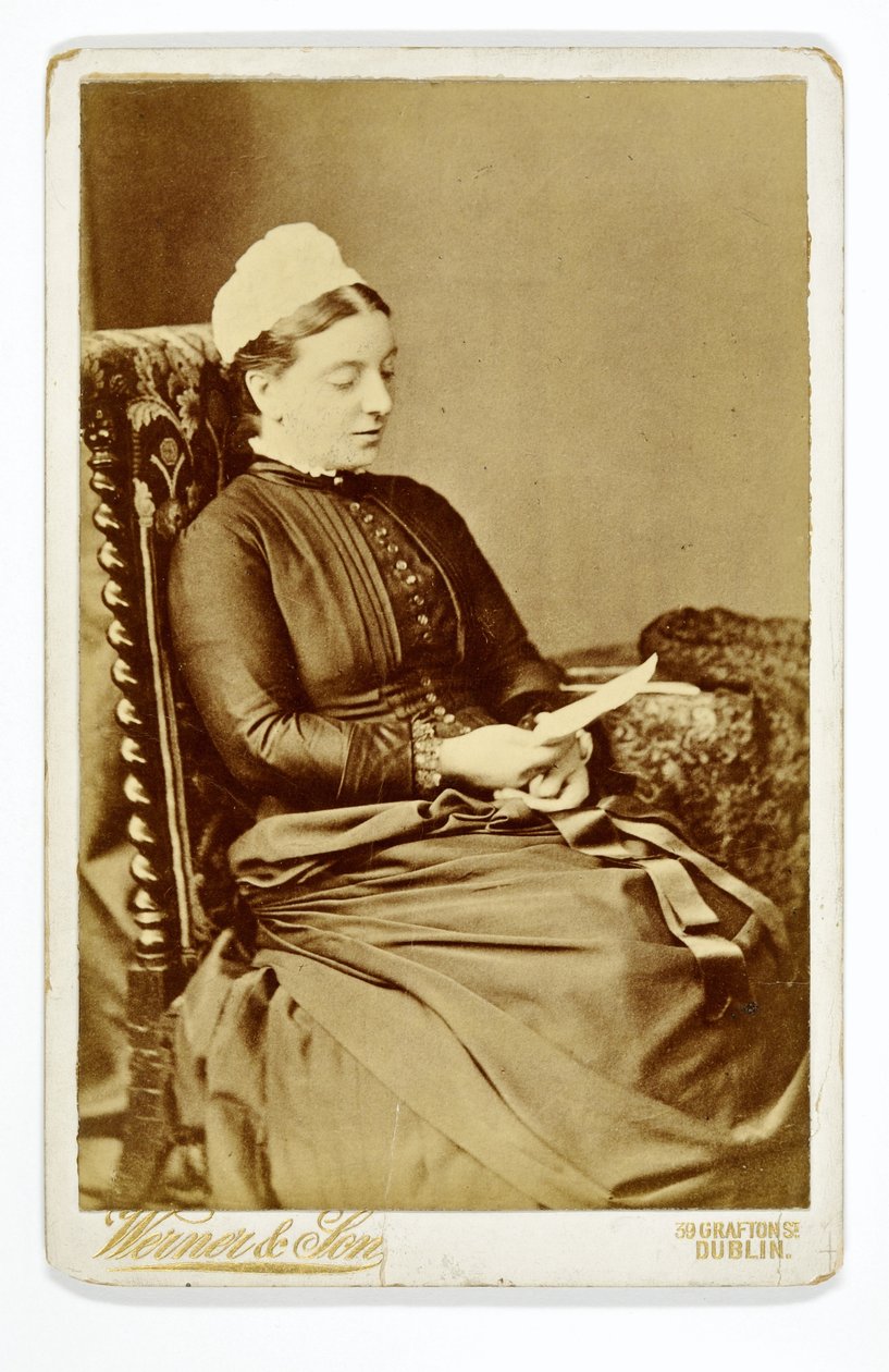 Fröken Pringle, matron, St. Thomass sjukhus av Irish Photographer