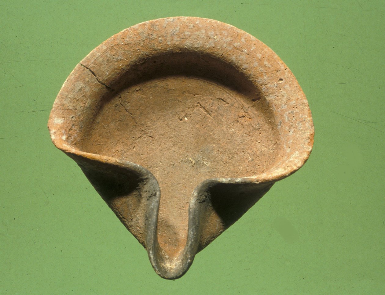 Israelitisk oljelampa (terrakotta) av Iron Age
