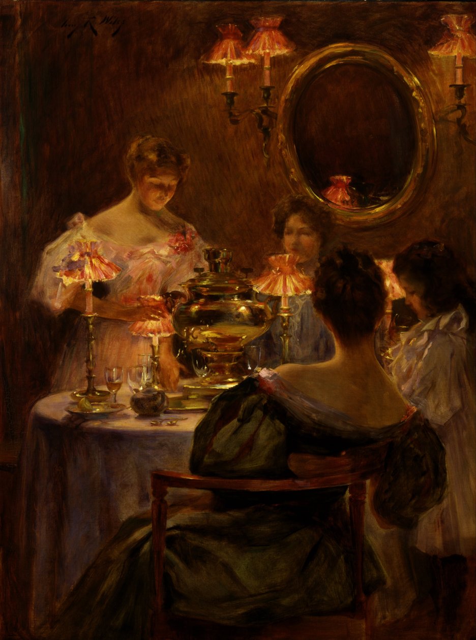 Ryskt te av Irving Ramsay Wiles