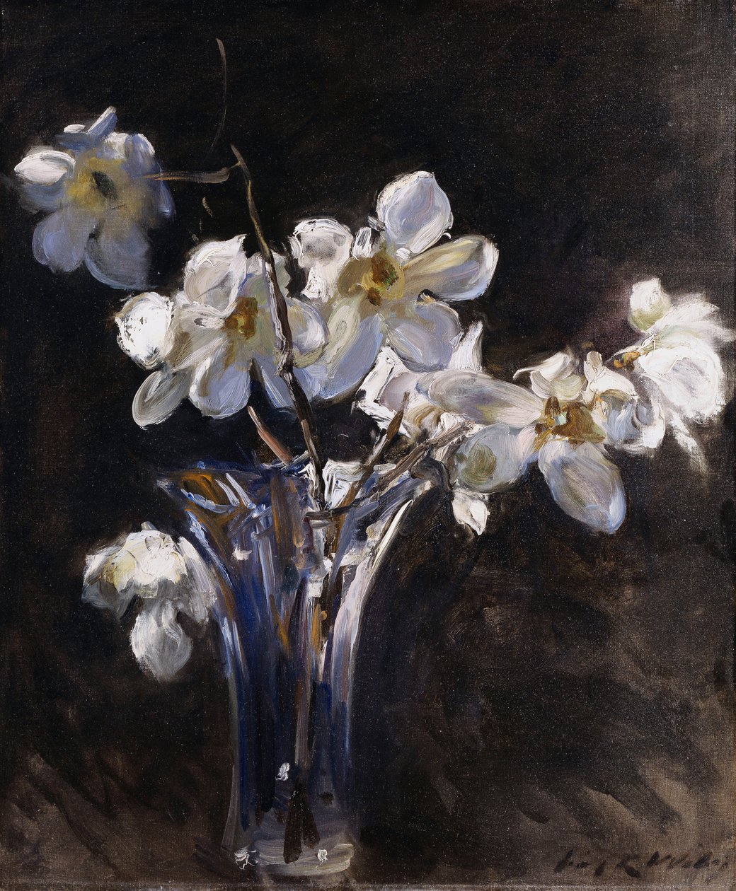 Magnolior i en vas av Irving Ramsay Wiles