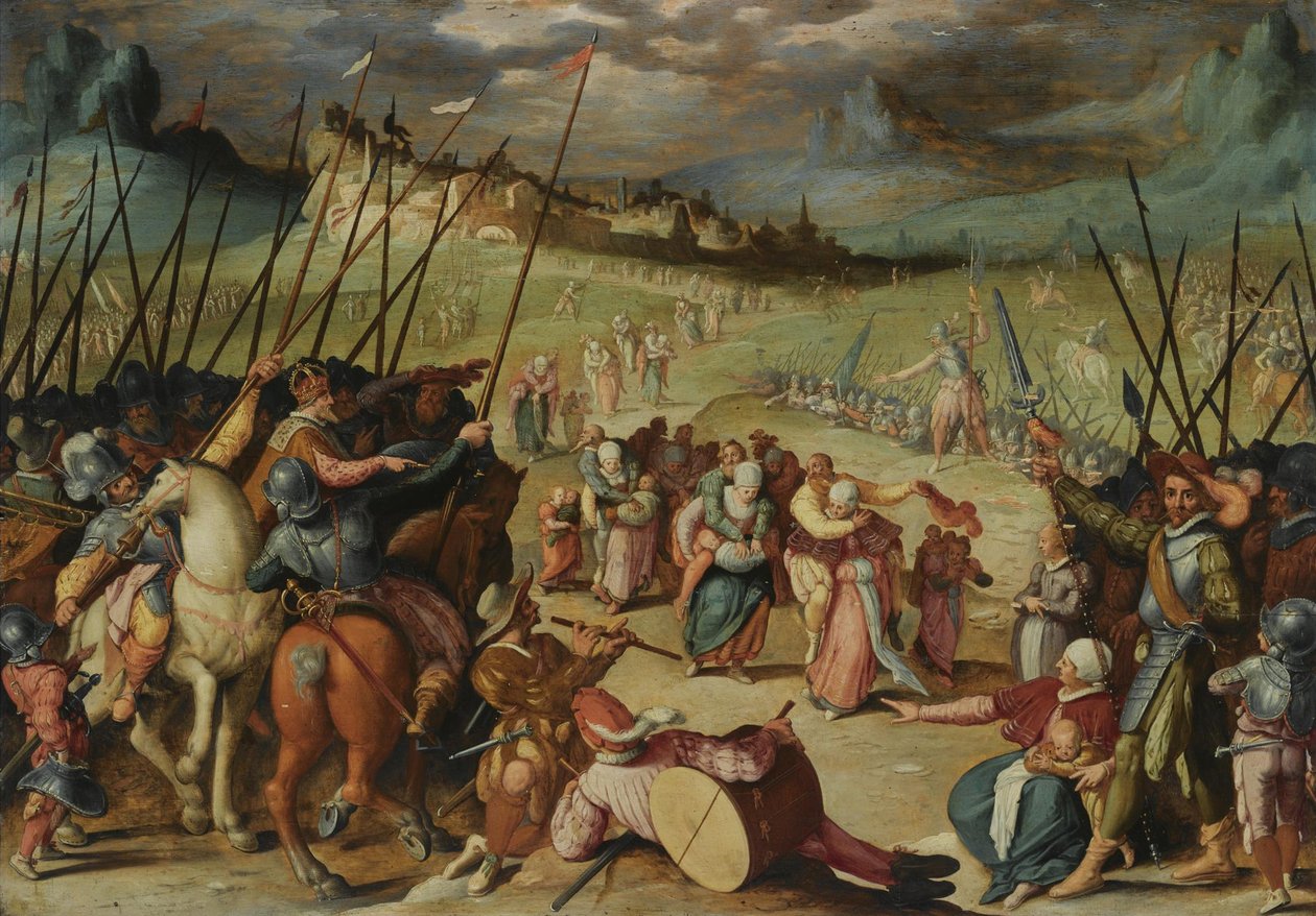 Weinsbergs trogna fruar av Isaac Claesz Swanenburgh