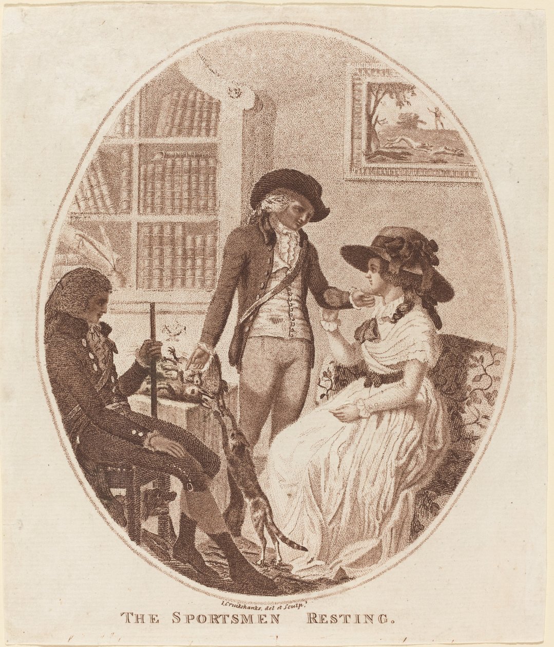 Idrottsmännen vilar av Isaac Cruikshank
