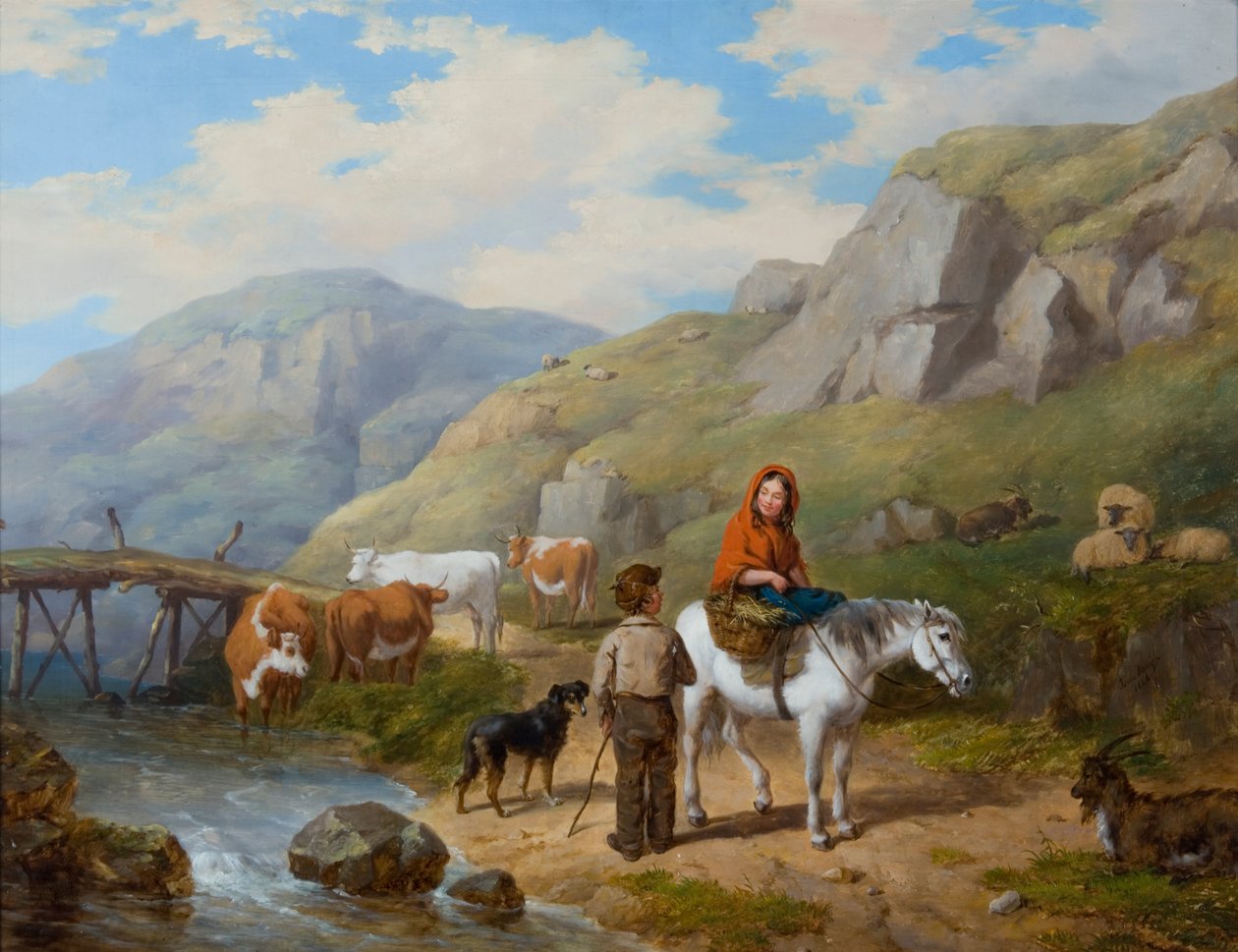 Wayside Gossip, 1846 av Isaac Henzell