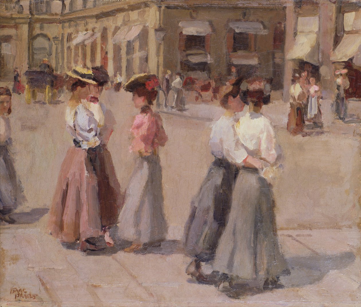 En eftermiddagspromenad av Isaac Israels