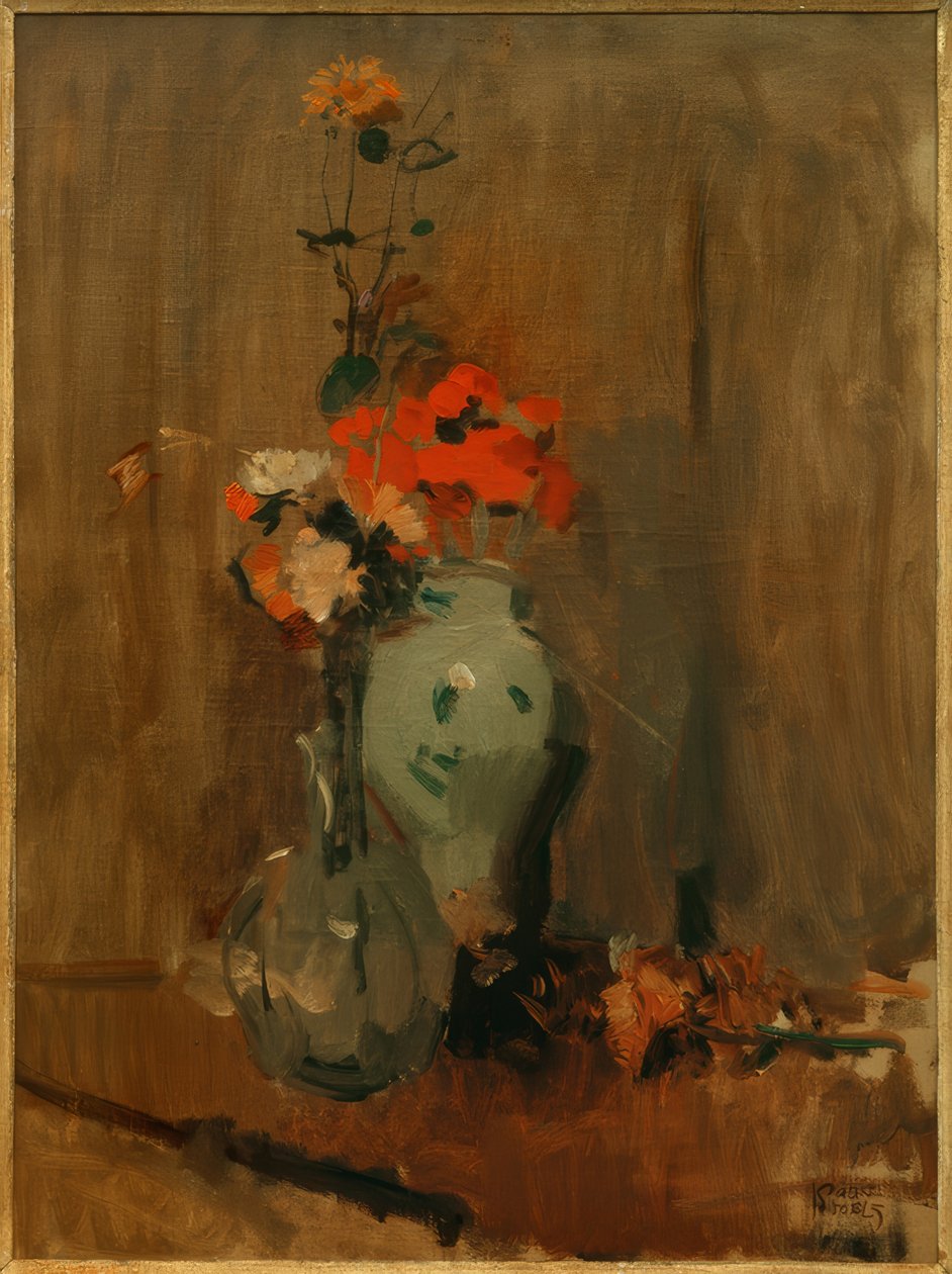 Stilleben med blommor av Isaac Israels